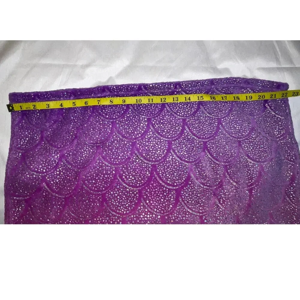 Mermaid Tail Blanket‎ - Color Changing Sequins - Super Soft inside